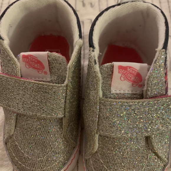 almost new baby/toddler girl vans -unicorn sparkle - Picture 2 of 5